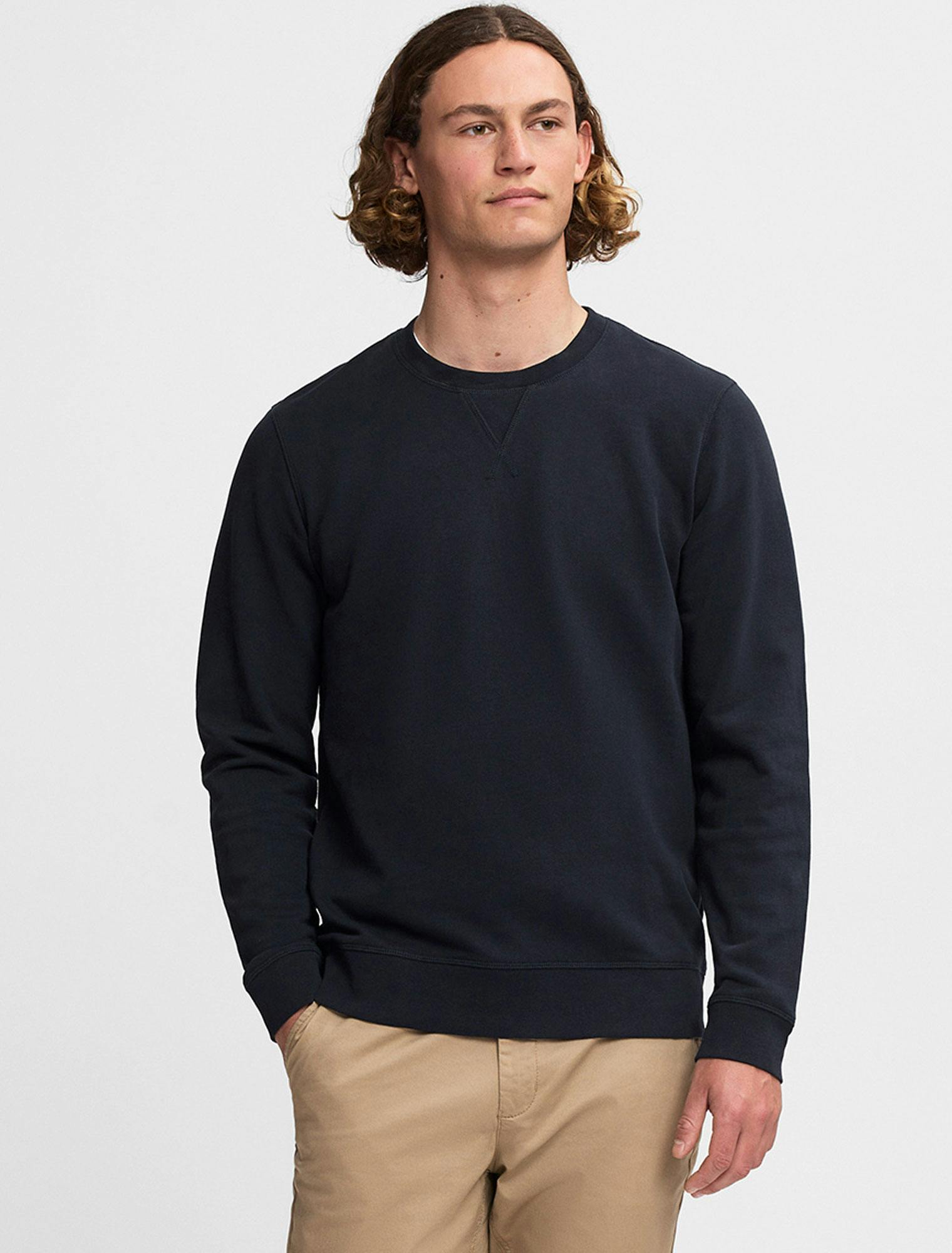 Navy Blue Sweater – Unisex Crewneck Jumper
