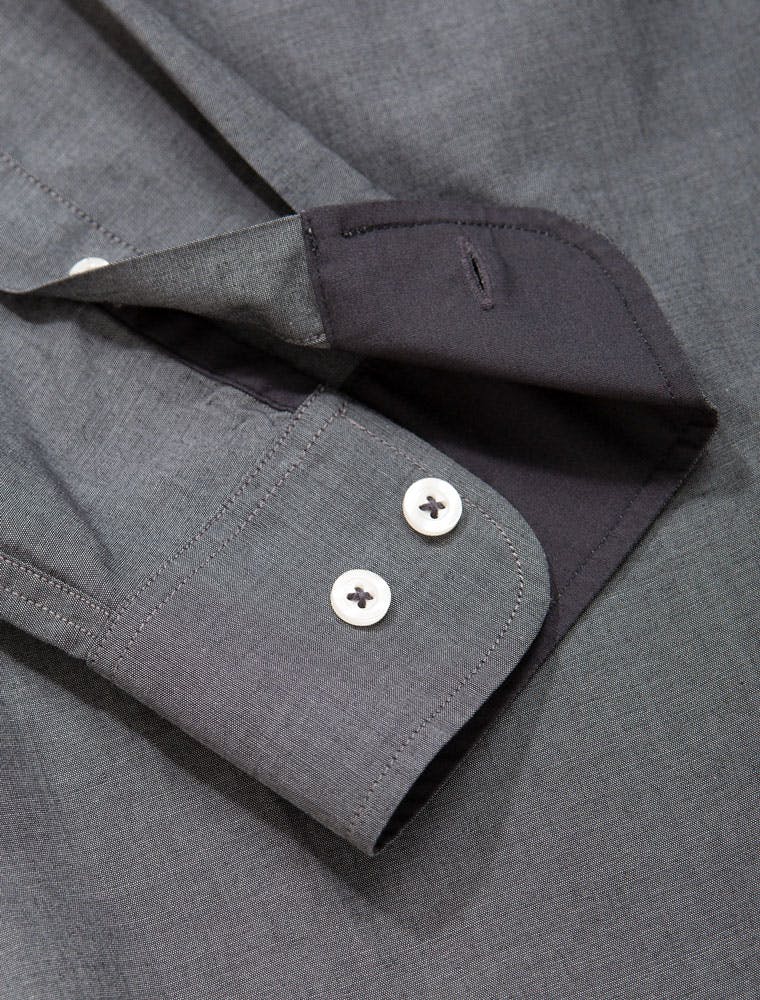 Women's Jack Long Sleeve Work Shirt Charcoal Grey