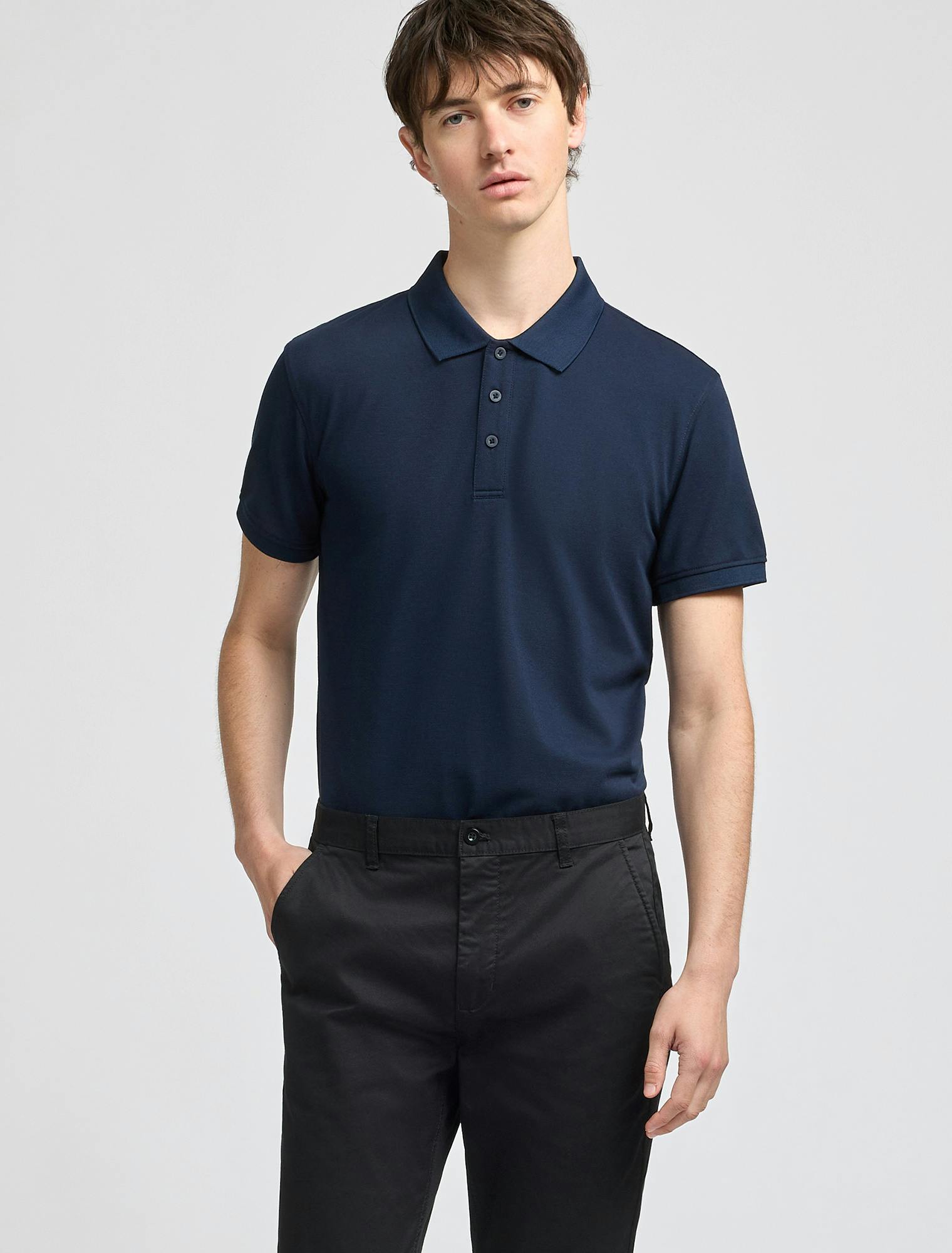 Men's Parker Polo Shirt - Navy Blue